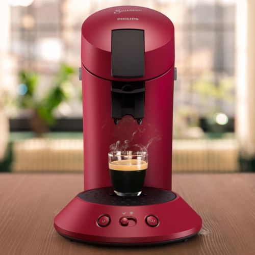 Machine à dosettes Senseo PHILIPS Original+ CSA210/91 Rouge