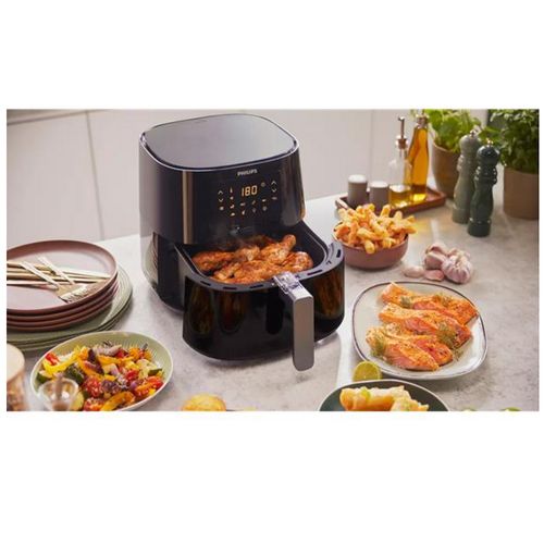 Friteuse Sans Huile Airfryer Essential Xl Digital - 1.2kg - 7 Préréglages - Gris - Hd9280/60