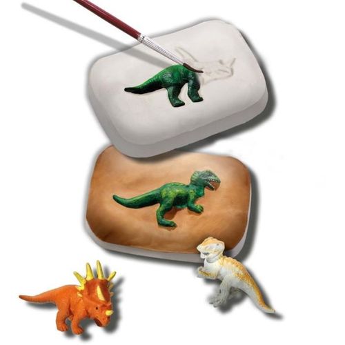 Jeu Scientifique Fossiles De Dinosaures - Fouille, Moulage Et Peinture (5-12 Ans)