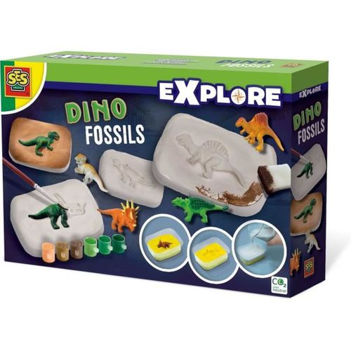 Jeu Scientifique Fossiles De Dinosaures - Fouille, Moulage Et Peinture (5-12 Ans)