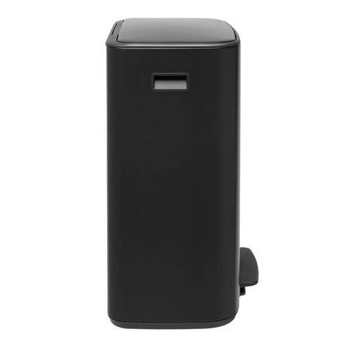 Poubelle à Pédale 2x30l Matt Black - 211508
