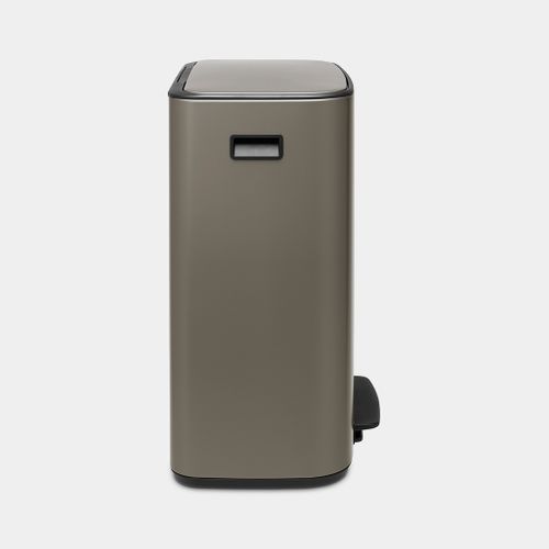 Poubelle à Pédale 2x30l Platinum - 211546
