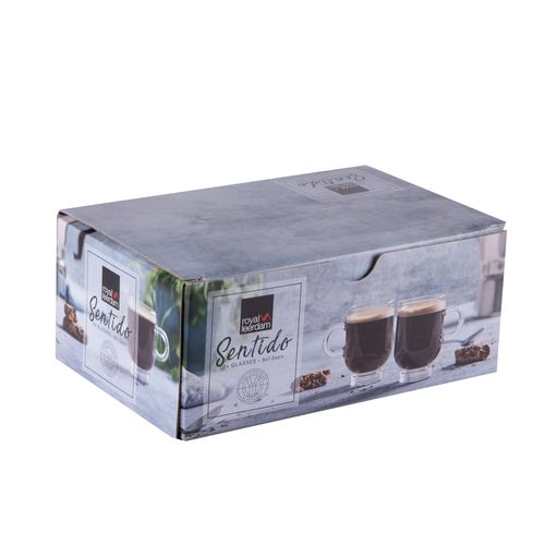 Boite De 6 Tasses à Expresso Sentido 8 Cl En Verre