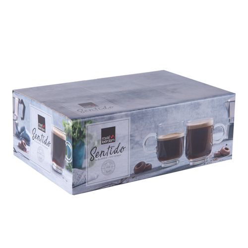 Boite De 6 Mugs Sentido 37 Cl En Verre