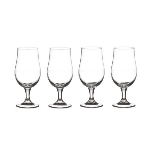 lot de 4 verres à bière 37 cl  Transparent vue d'ambiance 1