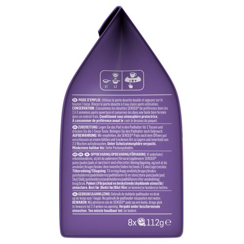 Dosettes chocolat SENSEO Milka chocolat dosettes x8 vue de profil