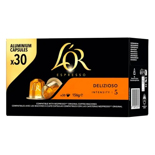 Capsule compatible Nespresso L'OR Espresso Delizioso x 30 vue 3/4