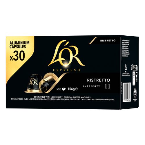Capsule compatible Nespresso L'OR Espresso Ristretto x 30 vue 3/4