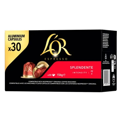 Capsule compatible Nespresso L'OR Espresso Splendente x 30 vue 3/4
