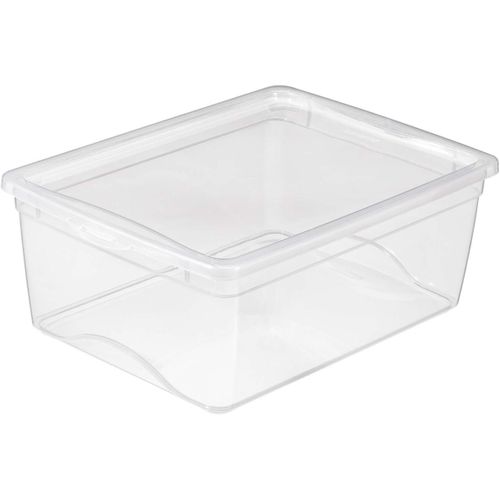 Boite De Rangement Avec Couvercle Omega Transparent 18 Litres
