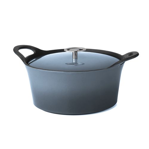 Cuisinart Chef's Classic Cocotte ronde en fonte émaillée avec couvercle (dégradé bleu sarcelle, 2,5 litres Cuisinart Chef's Classic Cocotte ronde en fonte émaillée avec couvercle (dégradé bleu sarcelle, 2,5 litres