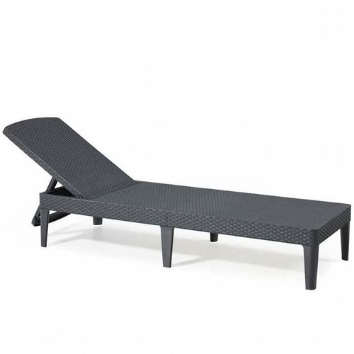 Bain De Soleil Jaipur - 4 Positions - Imitation Résine Tressée - Graphite