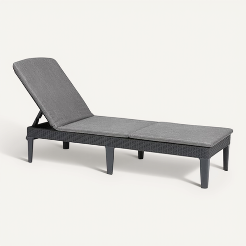 Keter Chaise Longue Avec Coussin Jaipur Graphite 432693