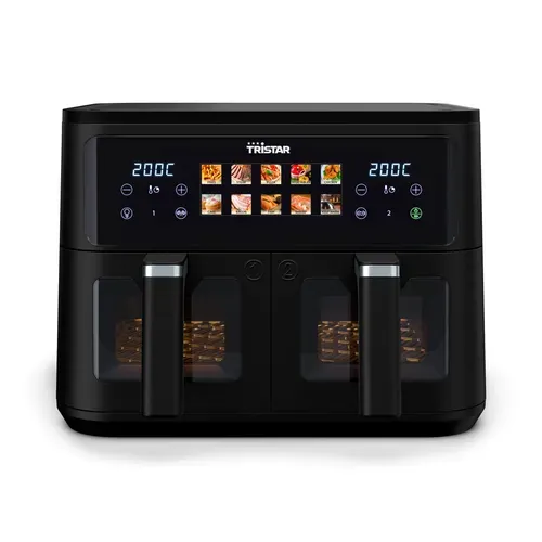 Air Fryer FR-9075 Double TRISTAR panier 9L - 2500W- Noir