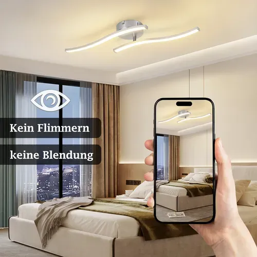 Plafonnier LED Salon 12w 3000k Lampe De Cuisine Pour Salon Chambre