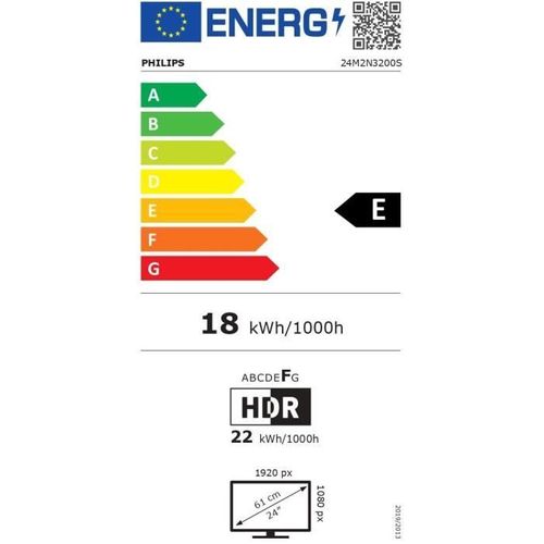 Écran PC - Philips - Evnia 24m2n3200s - 23,8 Fhd - Dalle Fast Ips - 180hz - 0,5ms