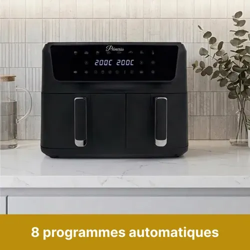 Air Fryer Double paniers 11L PRINCESS 2700W- Noir