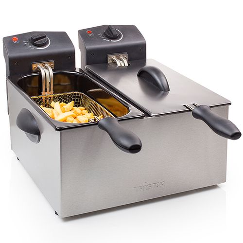 Friteuse Inox 2x3l 2x1800w - Fr-6937