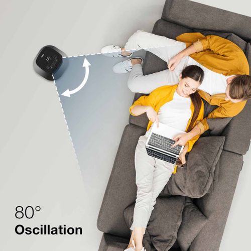 Ventilateur Tour Smart 50 W Noir