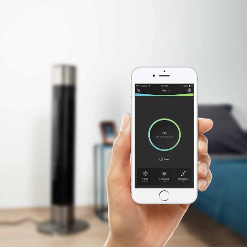 Ventilateur Tour Smart 50 W Noir