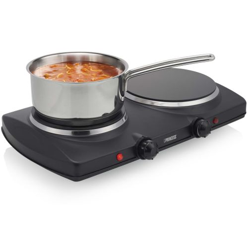 Plaque De Cuisson Double Vitrocéramique posable 2000 W Noir - 01.303021.01.001