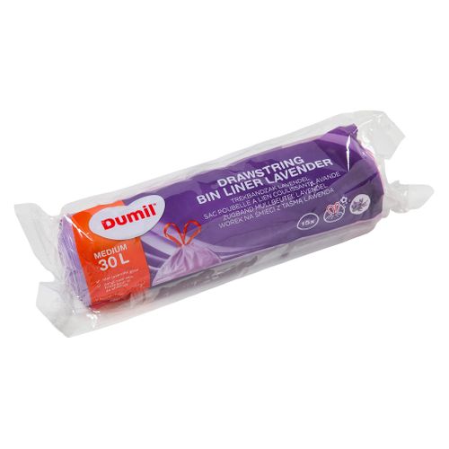 Sac poubelle 30l DUMIL Violet vue 3/4