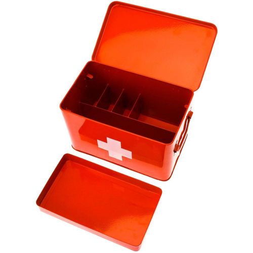 Boîte à Pharmacie En Métal Cross 31.5 X 19 X 21 Cm