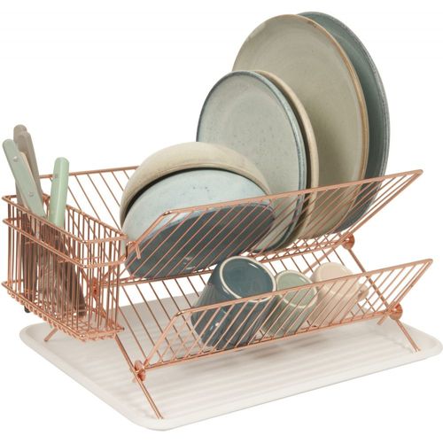 Egouttoir à Vaisselle En Métal Rack Doré
