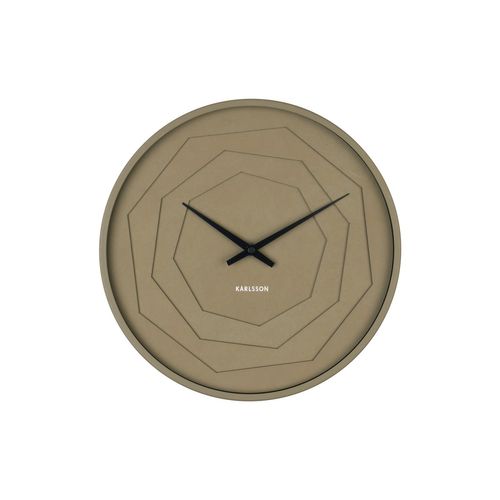 Horloge Murale Layered Origami - Vert Mousse