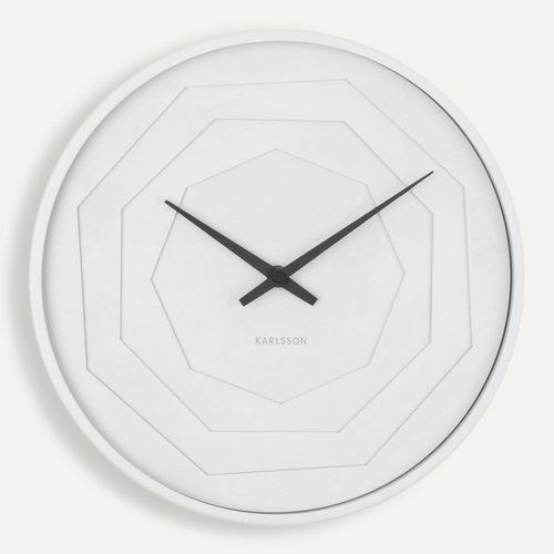 Horloge Murale Layered Origami - Blanc