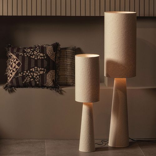 Lampadaire En Tissu Bouclette H90cm