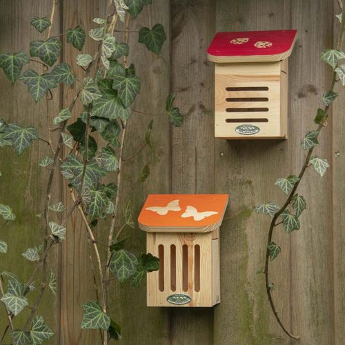 Kit de 2 maisonnettes pour coccinelles en bois à personnaliser