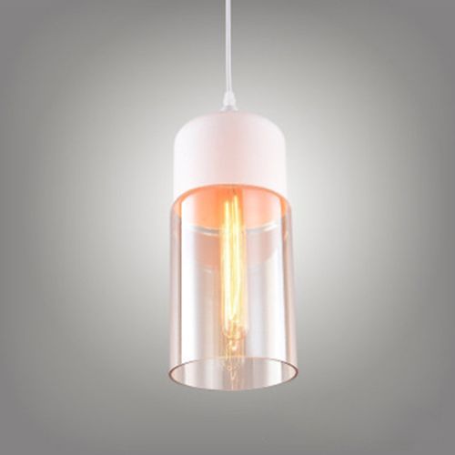 Lustre Suspension Intérieur Moderne Verre E27 éclairage De Plafond Pour Cuisine Chambre Salon Blanc