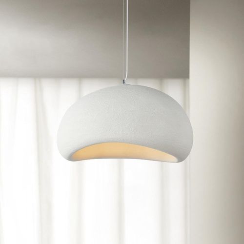 40cm Lustre Personnalisé D'intérieur Plafonnier Rétro E27 Suspension Lustre Moderne Blanc