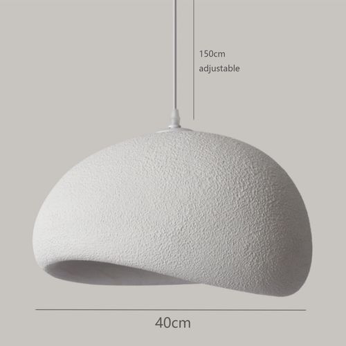 40cm Lustre Personnalisé D'intérieur Plafonnier Rétro E27 Suspension Lustre Moderne Blanc