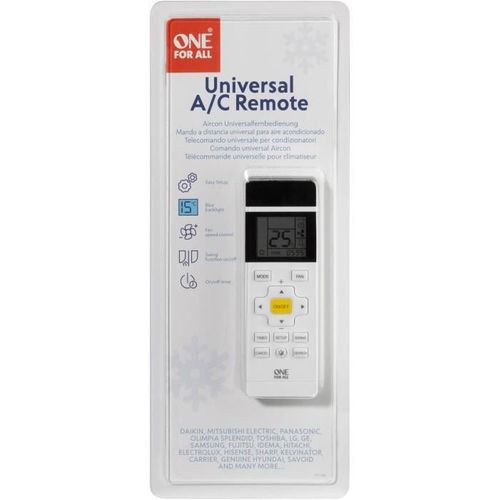 Télécommande Universelle Pour Climatiseur - Urc1035 - 5 Modes - Écran Lcd Rétroéclairé