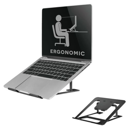 Support Pliable D'ordinateur Portable 10"-17" Noir