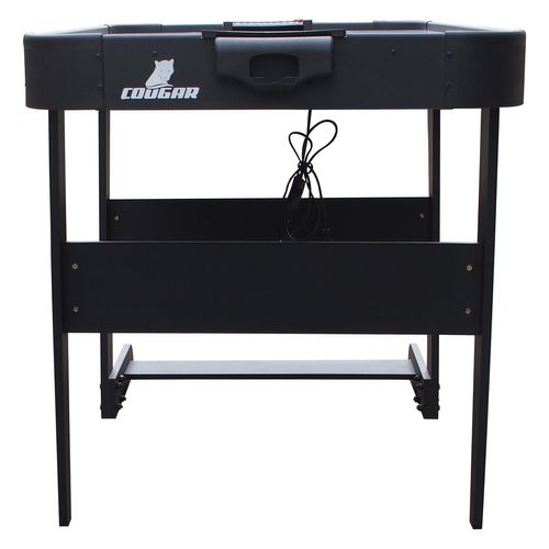 SereneLife Air Hockey- Air Hockey Table De 137 Cm Avec Moteur Puissant, Tableau De Bord Numérique à LED, Distributeur De Palets Et Accessoires Complets