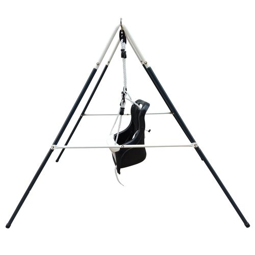 Siège De Balançoire Pour Bébé En Anthracite et Crème - Pour Des Bébés à Partir De 9 Mois