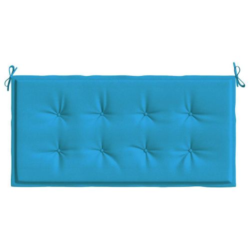 Coussin De Banc De Jardin Bleu 100x50x3 Cm Tissu Oxford