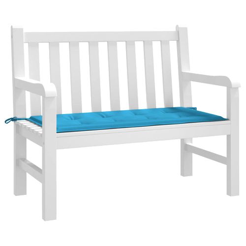 Coussin De Banc De Jardin Bleu 100x50x3 Cm Tissu Oxford