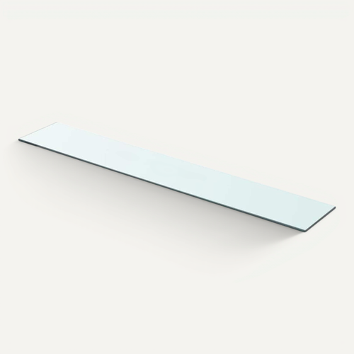 Panneau Pour étagère Verre Transparent 80 X 12 Cm