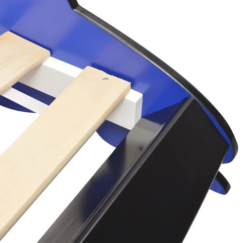 Lit Voiture De Course Pour Enfants Avec LED 90 X 200 Cm Bleu