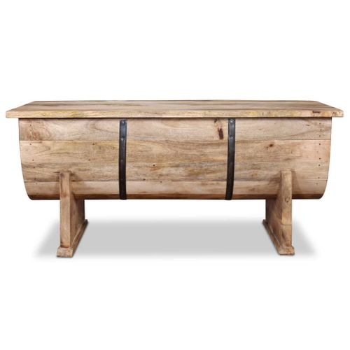 Table Basse Bois De Manguier Massif 88 X 50 X 40 Cm