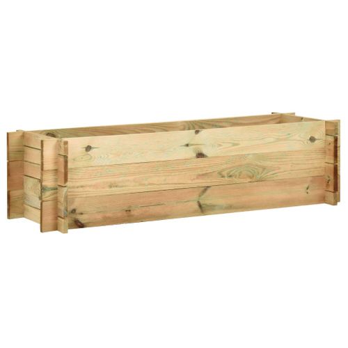 Jardinière Surélevée De Légumes Bois De Pin Imprégné 120 Cm