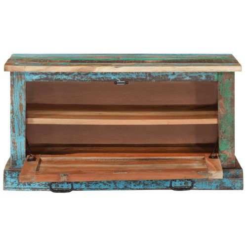 Banc De Rangement De Chaussures Bois De Récupération