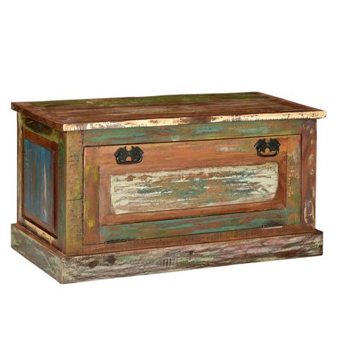 Banc De Rangement De Chaussures Bois De Récupération