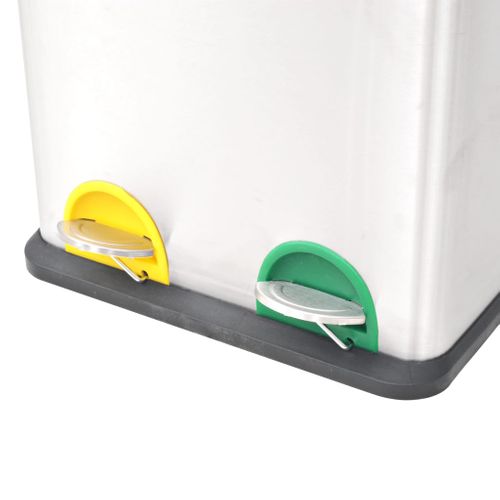 Poubelle À Ordures Acier Inoxydable 36 L