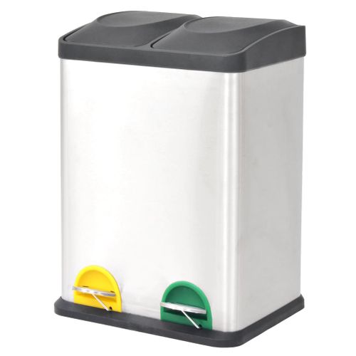 Poubelle À Ordures Acier Inoxydable 36 L