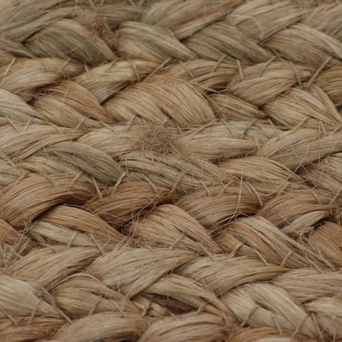 Tapis Jute Tressé 90 Cm Rond